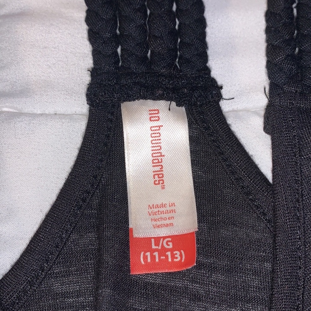Black Palm Tree Spaghetti Strap Tank Top - Like New - Picture 5 of 5